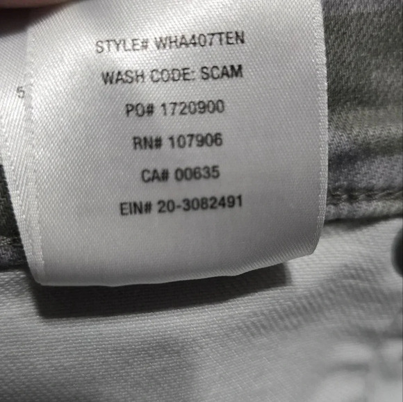 Hudson Barbara Super Skinny High Rise Camo Print Jeans w/Stretch, Raw Hem, EUC! - Picture 14 of 14